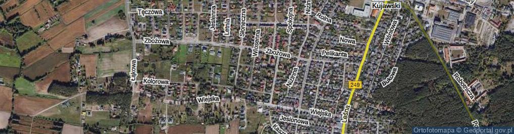 Zdjęcie satelitarne Pogodna ul.